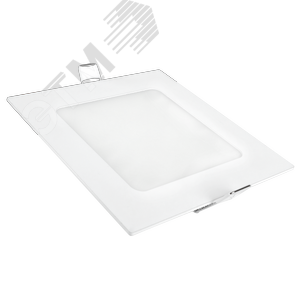 Светильник светодиодный ДВО-12w 4000K 800 Лм IP40 WH 170мм встраиваемый квадрат - фото 2