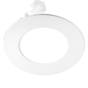 Светильник светодиодный ДВО-3w 4000K 200 Лм IP40 WH d80мм встраиваемый круг - фото 1