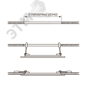 Светильник светодиодный ДВО-3w 4000K 200 Лм IP40 WH d80мм встраиваемый круг - фото 7