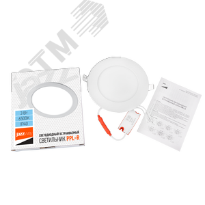 Светильник светодиодный ДВО-3w 6500K 200 Лм IP40 WH d80мм встраиваемый круг - фото 3