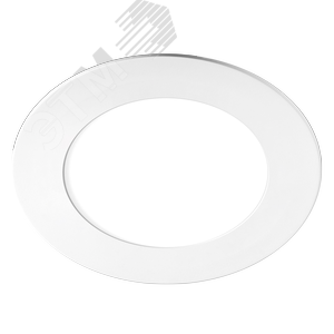 Изображение товара Светильник светодиодный ДВО-6w 6500K 400 Лм IP40 WH d120мм встраиваемый круг (шт)