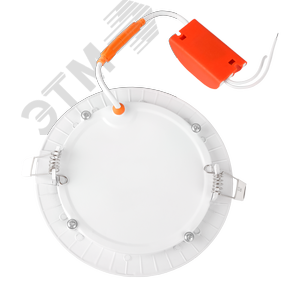 Светильник светодиодный ДВО-6w 6500K 400 Лм IP40 WH d120мм встраиваемый круг - фото 3