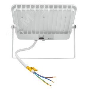 Прожектор светодиодный ДО-30w RGB IP65 белый корпус - фото 4