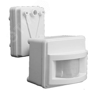 Датчик движения PMS-IR 017 1200 Вт 120 градусов 2-12м IP44 WH - фото 1