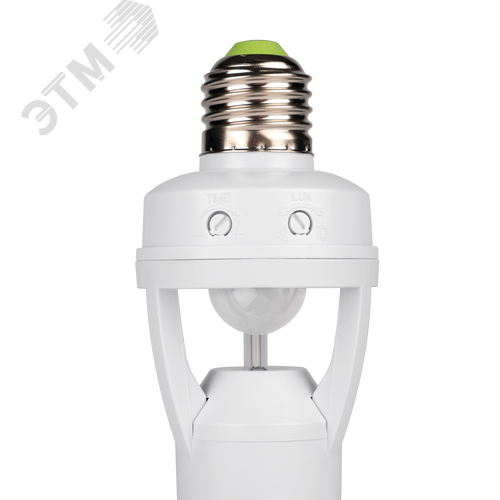 Датчик движения PMS-IR 045 60 Вт Е27 360 градусов 6м IP20 WH - фото 2