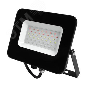 Прожектор светодиодный ДО-30w RGB IP65 черный корпус - фото 2