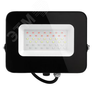 Прожектор светодиодный ДО-30w RGB IP65 черный корпус - фото 1