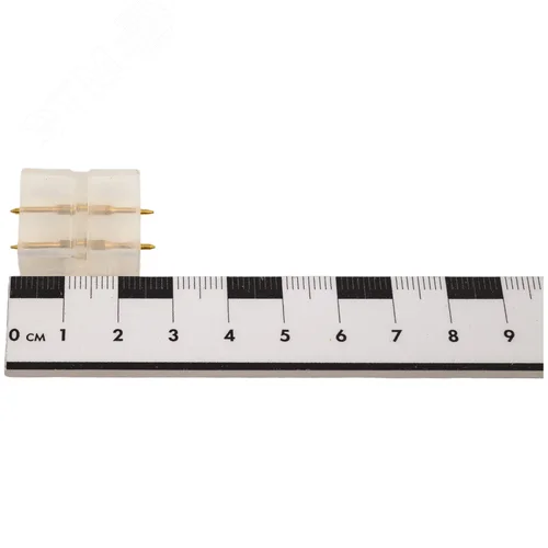 Коннектор для светодиодной ленты PFN-01 2835 IP65 I-обр.(10 шт/уп) - фото 3