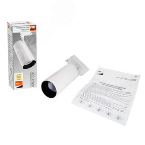 Светильник светодиодный на шинопровод ДПО- 40Вт 3000K 3800Лм 24 град. (белый) IP40 - фото 2