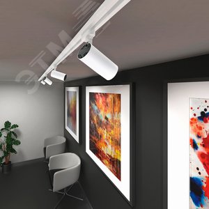 Светильник светодиодный на шинопровод ДПО- 40Вт 3000K 3800Лм 24 град. (белый) IP40 - фото 8