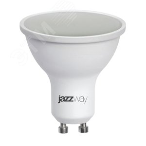 Лампа светодиодная LED 9w GU10 4000K Jazzway