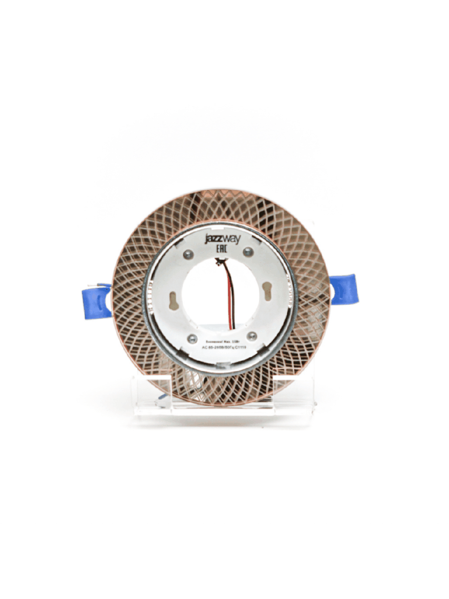 Светильник светодиодный ДВО-15W встраиваемый под лампу GX53 декоративный с дополнительной подсветкой MG11 золотой без лампы - фото 3