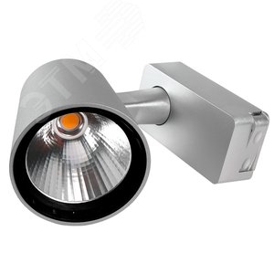 Светильник светодиодный на шинопровод ДПО-15w 4000K 1350Лм 24 град. GR (серый) IP40 - фото 7