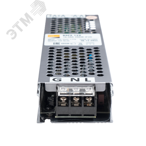 Драйвер светодиодный LED 12V16,5A=200W IP20 1г.гар - фото 2