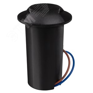 Светильник светодиодный грунтовый встраиваемый ДВУ- 2w 4000K IP65 черный PGR R60/2 - фото 2