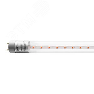 Лампа светодиодная LED 16Вт Т8 для растений прозрачная 1200 мм G13 jazzway