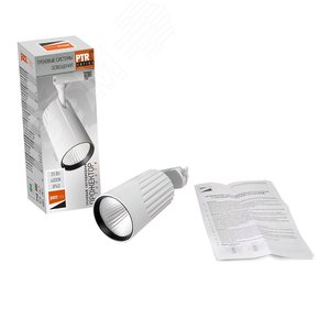 Светильник светодиодный трековый на шинопровод ДПО-25w 4000K 24 град. WH (белый) IP40 PTR 1725 - фото 2