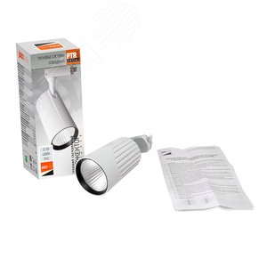 Светильник светодиодный трековый на шинопровод ДПО-32w 4000K 24 град WH (белый) IP40 PTR 1732 - фото 2