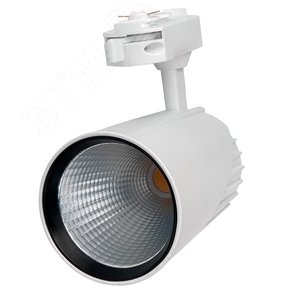 Светильник светодиодный трековый на шинопровод ДПО-32w 4000K 24 град WH (белый) IP40 PTR 1732 - фото 3