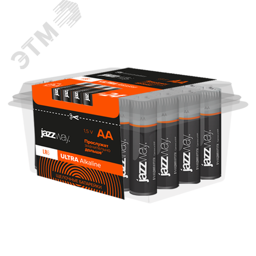 Элемент питания LR 6 JAZZway ULTRA Alkaline Pack-24 (в упаковке 24 шт) - фото 2