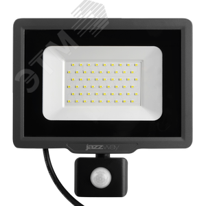 Прожектор светодиодный ДО-50 Вт 6500К 5000 Лм IP65 с датчиком движения - фото 2