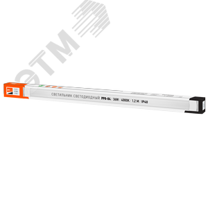 Светильник светодиодный ДПО-36 4000К 2880Лм IP20 опаловый рассеиватель (аналог 2х36) - фото 5