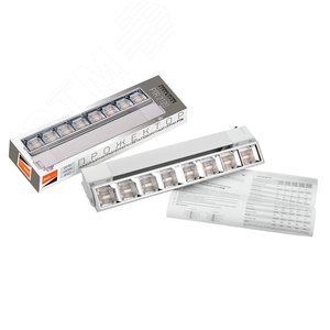 Светильник светодиодный трековый на шинопровод ДПО-20Вт 4000К 1540 Лм 30 град WH (белый) 280мм IP40 - фото 2