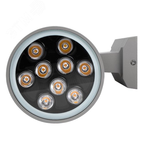 Светильник светодиодный ДБУ- 2х9Вт 3000 1440Лм серый - фото 4