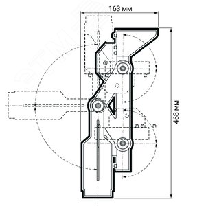 Прожектор светодиодный ДО-500 Вт 5700К 65000 Лм DALI IP66 двухсекционный 5 лет гарантии - фото 6