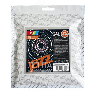 Лента светодиодная 14Вт/м 24В RGB IP20 120 LED/м 5м - фото 3