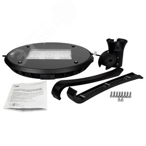 Светильник парковый ДКУ-60 Вт 7200 Лм 5000K IP65 черный 100-270 В 5лет гар - фото 4