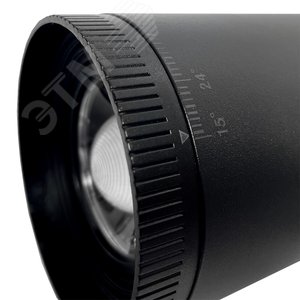 Светильник светодиодный на шинопровод ДПО-28Вт 3000К BL чёрный IP40 ZOOM 15-60 град - фото 10