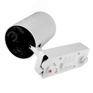 Светильник трековый однофазный ДПО LED-25 Вт 2160 Лм 3000К IP40 белый с белой решеткой 24 град 180–250В - фото 3