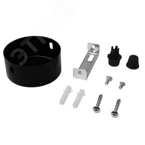 Светильник светодиодный трековый на шинопровод ДПО-10Вт 3000К 400х75 корпус алюминий черный на подвесе 1м IP40 - фото 6