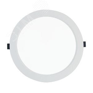 Светильник светодиодный встраиваемый ДВО-24w 4000K 1275Лм IP40, белый - фото 1