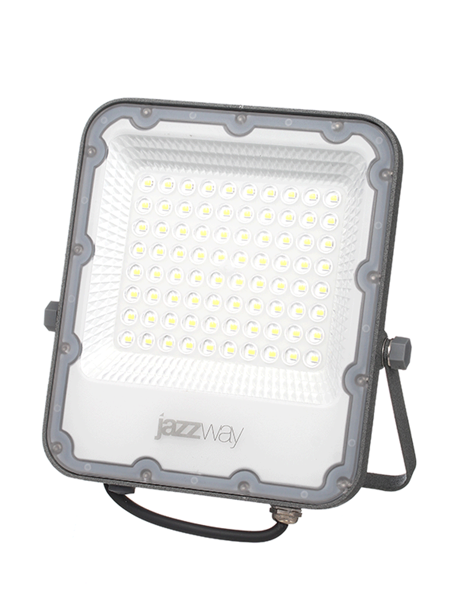 Прожектор светодиодный ДО-100 Вт 11000 Лм 6500К IP65 200-240 В LED угол светораспределения 80 градусов -40...50С литой алюминий с антикоррозийным покрытием линзовый модуль - фото 7