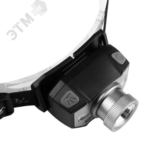 Фонарь налобный 5Вт LED + 2 x RED SMD ABS-пластик алюминий нейлон 5 режимов работы управление жестами дальность до 100м заряд microUSB в комплекте IP54 - фото 4