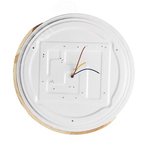 Светильник светодиодный потолочный SCANDIC ДБО-90W 4000К 7200Лм серый обрамление из натурального дерева IP20 - фото 5