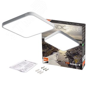 Светильник светодиодный потолочный SCANDIC ДБО-36W 4000К 2880Лм белый IP20 - фото 6