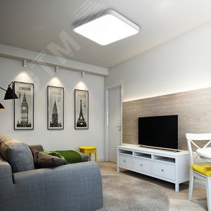 Светильник светодиодный потолочный SCANDIC ДБО-72W 3000-6500К 5760Лм серый IP20 - фото 6