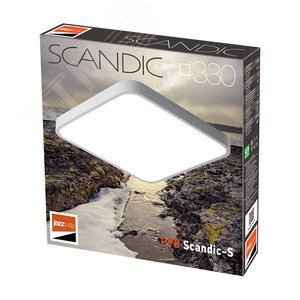 Светильник светодиодный потолочный SCANDIC ДБО-36W 4000К 7200Лм белый обрамление из натурального дерева IP20 - фото 6