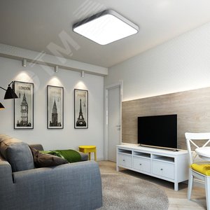 Светильник светодиодный потолочный SCANDIC ДБО-72W 4000К 5760Лм серый IP20 - фото 7