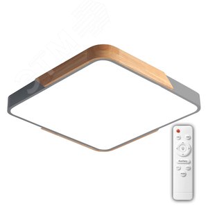 Светильник светодиодный потолочный SCANDIC ДБО-72W 3000-6500К 5760Лм серый IP20 - фото 1