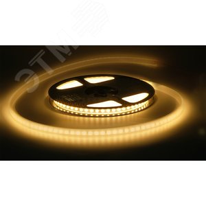 Лента светодиодная 12Вт/м 24В 4000Кбелый IP65 120 LED/м 5м - фото 2