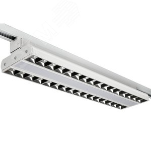 Светильник светодиодный трековый на шинопровод белый ДПО-96Вт IP20 4000К 8160Лм PTR 2260R 3S - фото 1