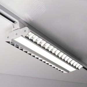 Светильник светодиодный трековый на шинопровод белый ДПО-96Вт IP20 4000К 8160Лм PTR 2260R 3S - фото 7