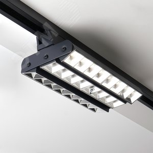 Светильник светодиодный трековый на шинопровод белый ДПО-60Вт IP40 3000К 5100Лм PTR 2260R 3S - фото 6