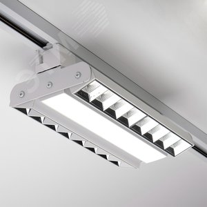 Светильник светодиодный трековый на шинопровод белый ДПО-60Вт IP40 4000К PTR 1732 - фото 6