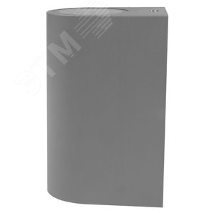 Светильник фасадный ДБУ GU10 без ламп корпус поликарбонат серый полуовал двухсторонний IP65 - фото 2