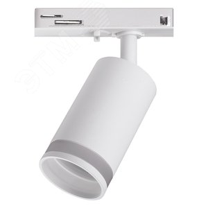 Изображение товара Светильник светодиодный трековый на шинопровод белый ДПО-50Вт под лампу GU10 IP20 PTR 1732 (шт)